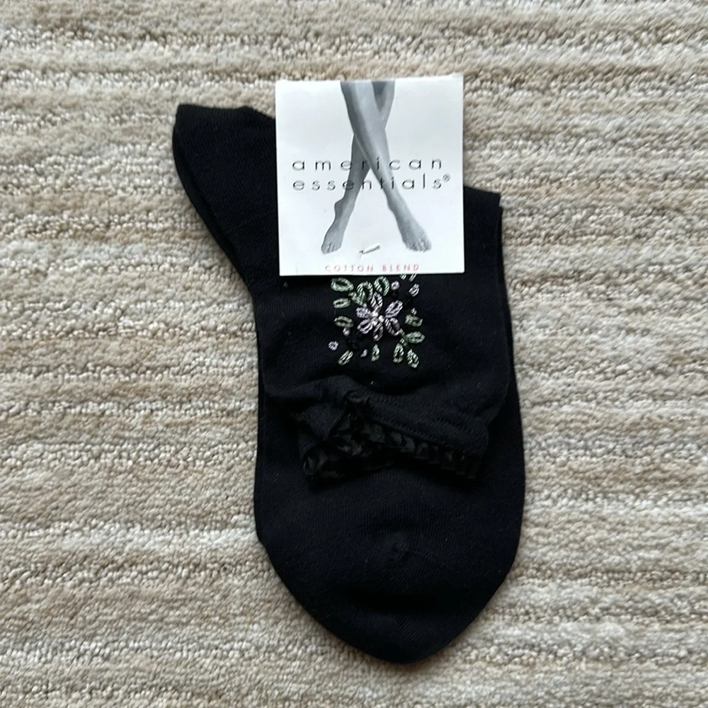 3 Pairs of NWT American Essentials Socks Black Dress Casual From Macy’s